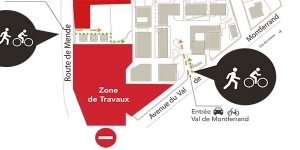 Nouveaux accès sur le Campus Paul Valéry
